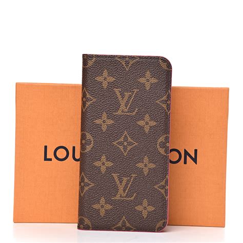 LOUIS VUITTON Monogram iPhone XS Max Folio 